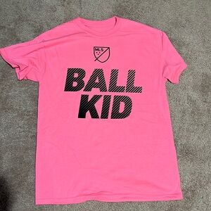 Pink Columbus Crew T-shirt